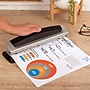 Swingline Precision Pro Desktop Adjustable Hole Punch, 10 Sheet Capacity, Black/Silver (74037)~#|#~891856EE-78AB-47F7-B83F08BC472E4619_sc7
