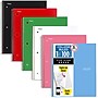 Five Star? Spiral Notebook Plus Study App, 1 Subject, College Ruled, 8.5" x 11", 6 Pack, Asst Colors (820097)~#|#~8922F88E-8272-40A6-8E711F0657BB3841_sc7