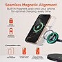 HyperGear MaxCharge Pro 3-in-1 Wireless Charging Stand with Magnetic Wireless Fast Charge, 15W, Black (16189)~#|#~892492A9-BB99-435E-BC15F66815EA29FB_sc7
