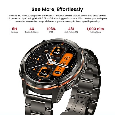 KOSPET TANK T3 Ultra 2 Smartwatch - Thumbnail 4