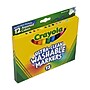Crayola Ultra-Clean Washable Markers, Broad, Assorted Colors, 12/Box (58-7812)~#|#~8928BB1D-433F-4F60-8A3796B10BC67384_sc7