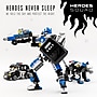 JITTERYGIT Robotryx Voltroid Police Robot Building Toy, Blue & Red 279 Pieces/Pack (ROBOTRYX-VOLTROID - POLICE)~#|#~892A573C-D88B-415B-9C157CD872420990_sc7