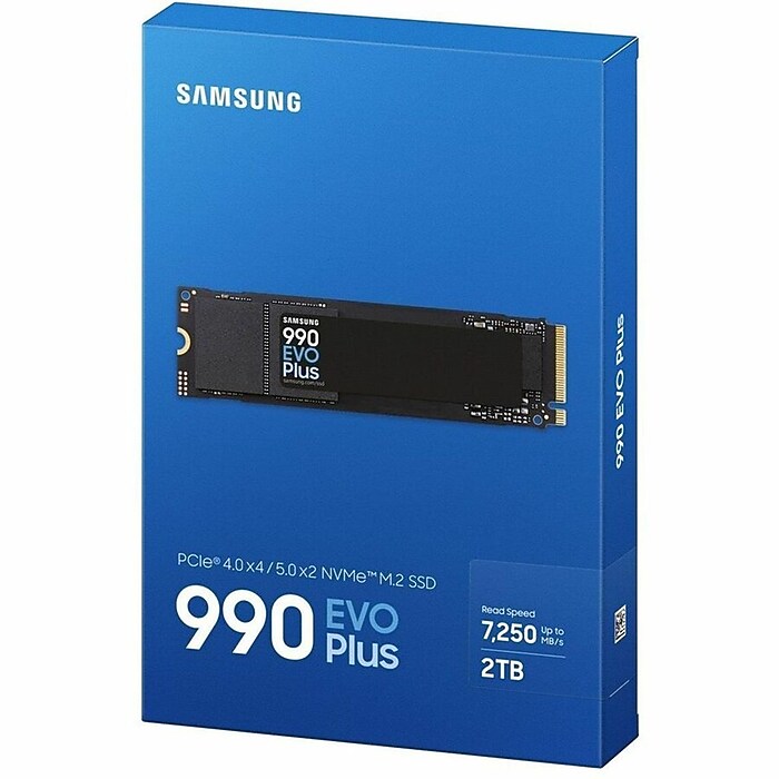 Samsung 990 EVO Plus 2TB M.2 2280 PCIe NVMe 5.0 x2 Internal Solid