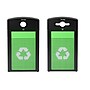 Alpine Industries GS Series Steel Recycling Bin, 80 Gallon, Green (ALP471-40-GSCM-MK)~#|#~89318F42-3626-4B67-96F9C8CD3D44CDFB_sc7