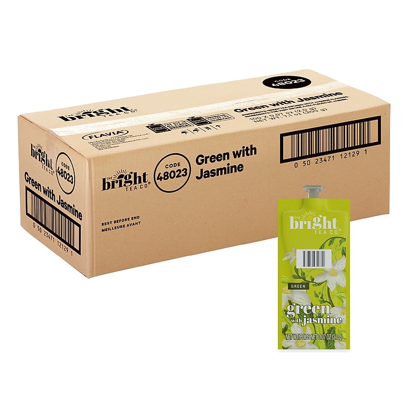 The Bright Tea Co. Green Tea, Flavia Freshpacks, 100/Carton (MDRB503) image 1