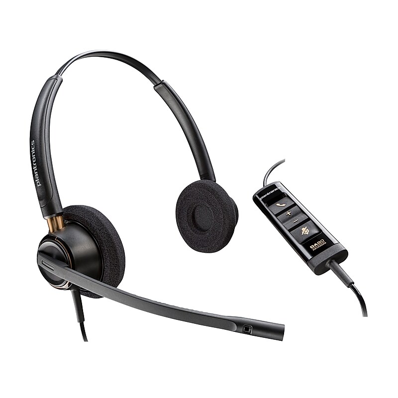 Poly EncorePro 525 Stereo Headset, USB-A (783R3AA) image 1