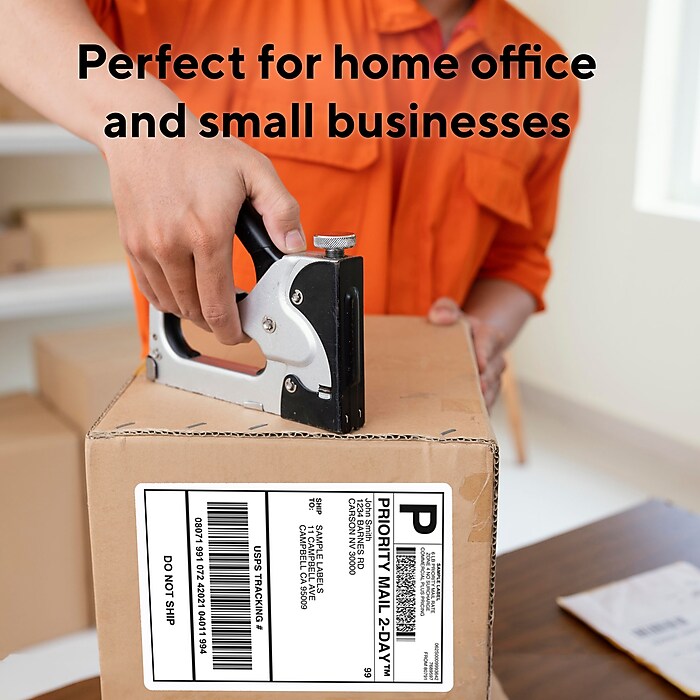 Core Innovations Direct Thermal Shipping Labels, 4” x 6”, White