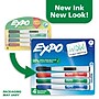 Expo Magnetic Dry Erase Markers, Fine Tip, Assorted Colors, 4/Pack (1944746)~#|#~8936C4B0-6E76-4E08-B80E67762FC67827_sc7