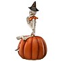 National Tree Company 12" Skeleton Sitting on Pumpkin (PG11-21106)~#|#~8938582F-ECAB-48F2-92C08ED127DC8395_sc7