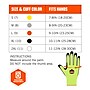 Ergodyne ProFlex 7041 Hi-Vis Nitrile-Coated Cut-Resistant Gloves, ANSI A4, Wet Grip, Lime, Large, 144 Pairs (17824)~#|#~89395D3F-B44C-45F3-AE4AF4FFD405AE99_sc7
