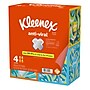 Kleenex Antiviral Facial Tissue, 3-ply, 55 Tissues/Box, 4 Boxes/Pack (54506)~#|#~893F678B-BD19-4CF4-97551F242CDD0DB4_sc7