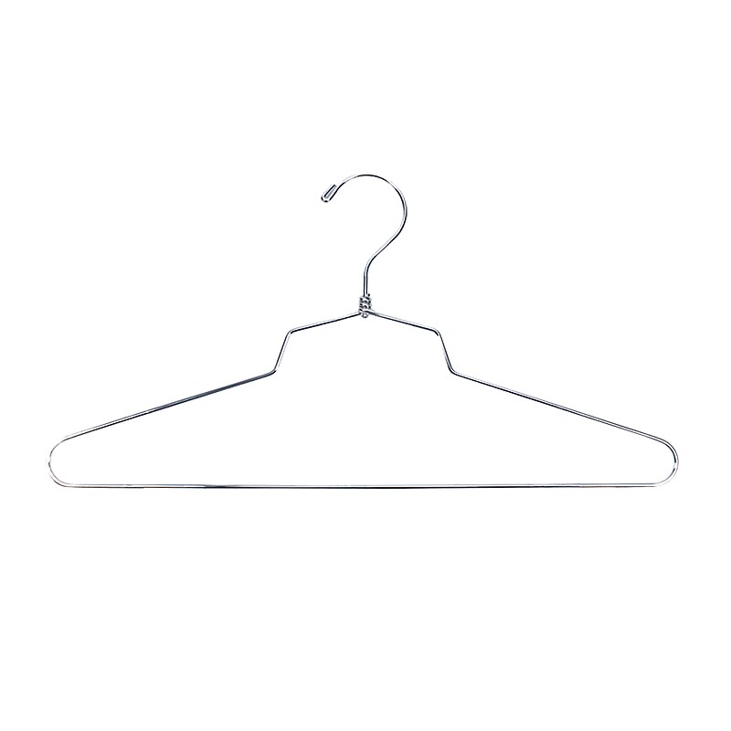 Nahanco 12" Metal Shirt/Dress Hanger, Chrome, 100/Pack (SLD-12) image 1