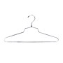 Nahanco 12" Metal Shirt/Dress Hanger, Chrome, 100/Pack (SLD-12)~#|#~8943ADEE-D028-49F5-947EDB2921A986C2_sc7