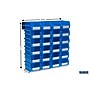 Triton Products LocBin Stackable Storage Bin, 3" x 4.12"x 5.37", Blue, 24/Pack (3-210BWS)~#|#~8943DC35-F46F-467F-BDACBDEF2A2C51CF_sc7