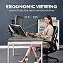Fellowes Platinum Series Adjustable Triple Arms, Up to 27" Monitor, Black (8042601)~#|#~8943EC37-A326-416A-B839A1A71E4F34AA_sc7