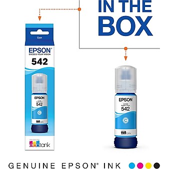 Epson T542 Cyan Ultra High Yield Ink Bottle (T542220-S)