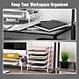 Mind Reader 5-Tier Stackable Paper Desk Tray Organizer, Metal, Pink (5TPAPER-PNK)~#|#~8950F3E0-E980-4ADD-A412564C48A85C1C_sc7
