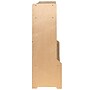 Flash Furniture 48"H x 48"L Wooden 5 Section School Coat Locker, Natural (MKLCKR001)~#|#~895115C4-3165-4878-923A297D074A5037_sc7