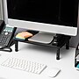 Mind Reader Ventilated Metal Adjustable Monitor Stand, Up to 44 lbs., Black, 2/Pack (4LEGM2PK-BLK)~#|#~8952359D-61F2-401D-9EF3AC2EFBFAD44B_sc7