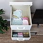 Household Essentials Storage Boxes, Stackable with Coastal Oak Laminate Top, 2/Set (8011-1)~#|#~89563686-88D0-4AC1-BC940899E1A84BEF_sc7