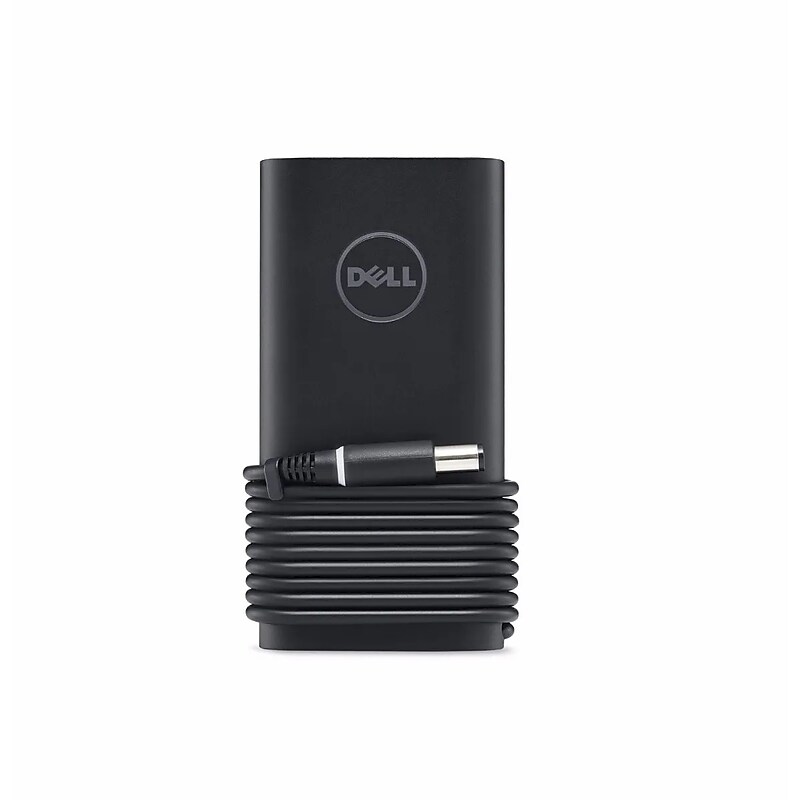 Dell 65W AC Adapter for Dell Inspiron, Latitude and Vostro Laptop, Black (3F1CN) image 1