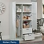 Sauder Select 71"H Storage Armoire, 2 Drawers, White (420495)~#|#~895A19D0-AD47-449C-A9DD12B7F829376D_sc7