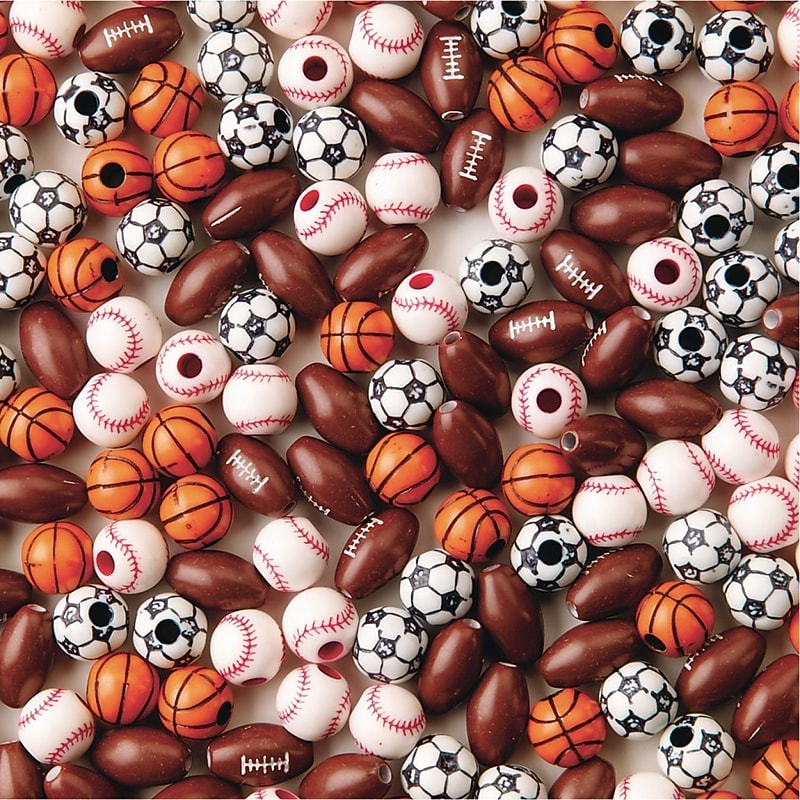 S&S Sport Bead Assortment, 144/Pack (BE1289) image 1