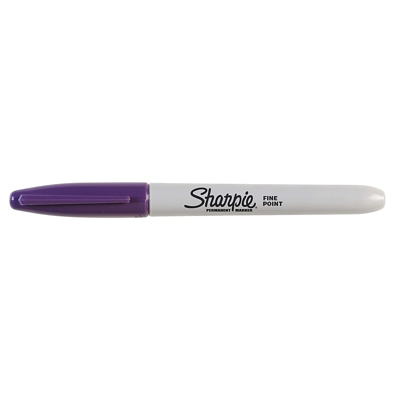Sharpie Permanent Marker, Fine Tip, Purple (30038) image 1
