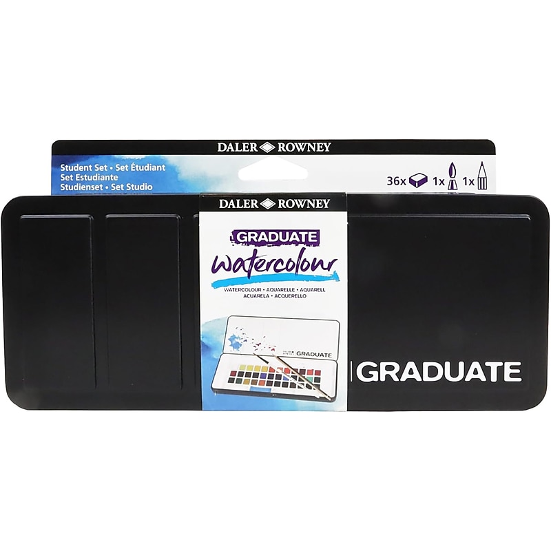 Daler-Rowney Graduate Watercolor Paint Set, Assorted Colors (DRWD135900036) image 1
