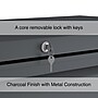 Staples 5-Drawer Lateral File Cabinet, Locking, Letter/Legal, Charcoal, 42"W (26828D)~#|#~8962CD93-4CA3-4853-B88EA8350E02372E_sc7