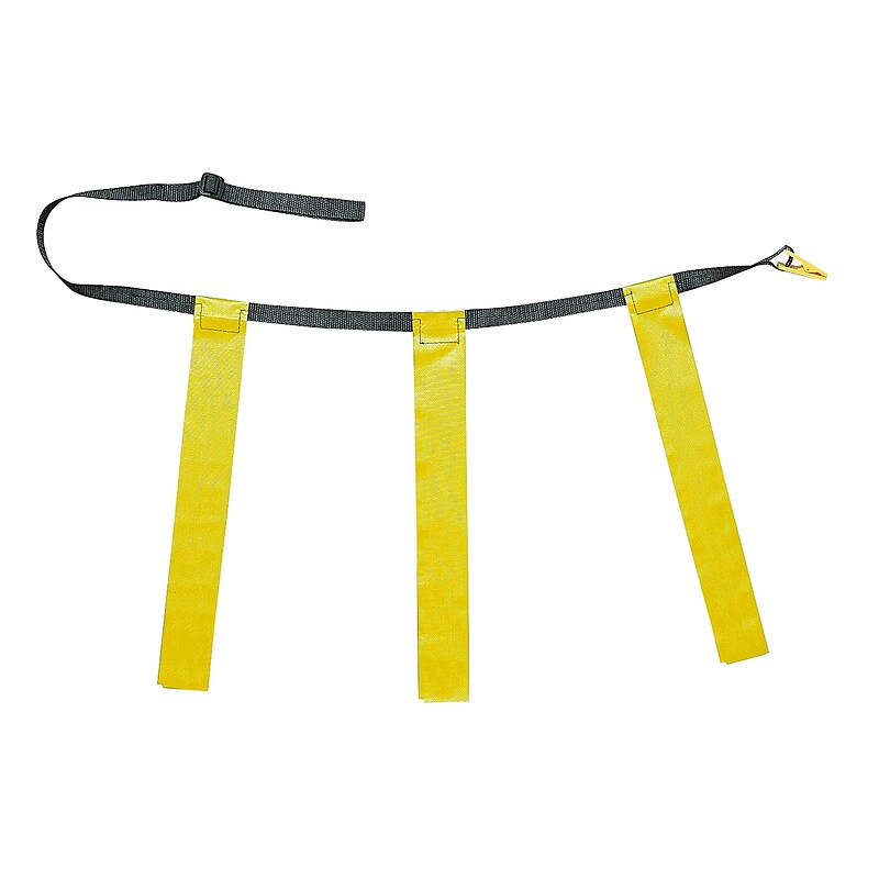 Champion Sports Triple Flag Youth Football Set, Yellow, 12/Pack (CHSTFFYYL) image 1