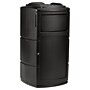 Commercial Zone PolyTec Polyethylene Indoor/Outdoor Swing Lid Trash Can, 25 Gallon, Black (775901SE)~#|#~896A16F4-49BB-43B0-99ADFEF6F520E47E_sc7