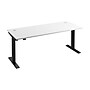Bush Business Furniture Move 40 Series 72"W Electric Adjustable Standing Desk, White/Black (M4S7230WHBK)~#|#~896CA412-465E-49D3-910A46A7570AB62A_sc7