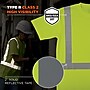 Ergodyne GloWear 8282 High Visibility Short Sleeve T-Shirt, ANSI Type R Class 2, Lime, X-Large (21835)~#|#~896DC4E2-BA74-40D6-86AE6619404725AE_sc7
