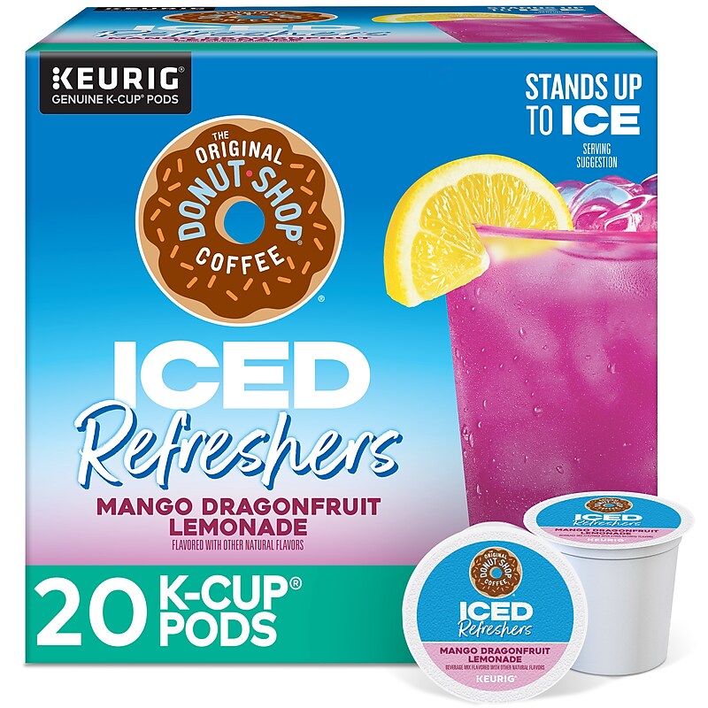 The Original Donut Shop Mango Dragonfruit Lemonade, Keurig® K-Cup® Pods, 20/Box (5000382824) image 1