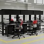 Safco TechWorks 60"W x 30"D Heavy-Duty Workstation (TWTYP17TBLKSTGMBK)~#|#~8974E9C3-FEDD-4B14-907B41B1F6BD5B69_sc7