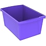 Storex Plastic Medium Classroom Storage Bin, 16.75"x 11.87"x 8.28", Purple, Pack of 2 (STX61486U06C-2)~#|#~8979368C-59B4-4626-89C0C1EDF1339921_sc7