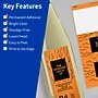 Avery Rectangle Multipurpose Labels, 3-1/4" x 8-3/8", Bright Orange, 30/Pack (94251)~#|#~897B37DD-ED32-4582-B997366968CDF842_sc7