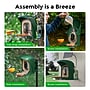 PerchMe AI-Recognition Solar Powered Smart Bird Feeder with Camera, Forest Green (SF-BF-FG01)~#|#~897E8388-B36D-4F88-8C24BA0EC8D49B8F_sc7