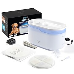 GEENI PetConnect 2.6L Smart Filtered Water Fountain, White (GN
