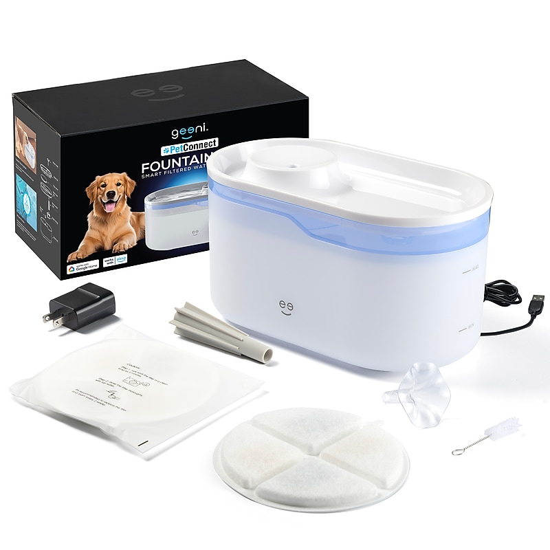 GEENI PetConnect 2.6L Smart Filtered Water Fountain, White (GN-WP006-199) image 1