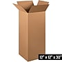12" x 30" x 12" Shipping Boxes, Brown, 15/Bundle (121230)~#|#~898602AD-F4C2-42BD-99ED32145AE274D6_sc7