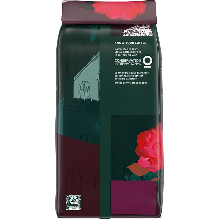 Starbucks Caffè Verona Beans Coffee, Dark Roast, 16 oz. (11017871