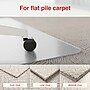 Staples Office Chair Mat, Clear Floor Mats, Flat-Pile Carpets, 60 x 46 Inch, Smooth Glide~#|#~8988D30E-D37B-4BC0-9A6FA4BA6F6F49E5_sc7