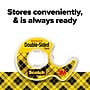 Scotch Removable Double Sided Tape with Dispenser, 3/4" x 11.11 yds., Clear (667)~#|#~898C320E-042E-4AB2-AD239945C1D5236F_sc7