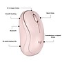Logitech M240 Silent Wireless Ambidextrous Optical Mouse, Rose (910-007117)~#|#~898FEC90-9639-4DF9-B5175C0B076331F2_sc7