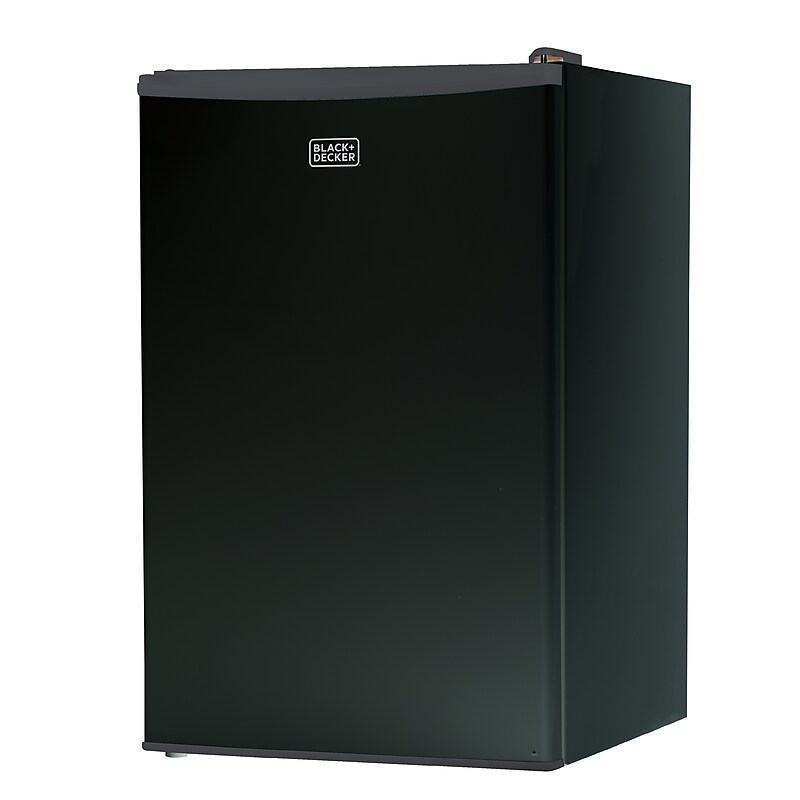 Black & Decker Adjustable Temperature Control Refrigerator with Freezer Compartment, 4.3 Cu. Ft., Black (BCRK43B) image 1
