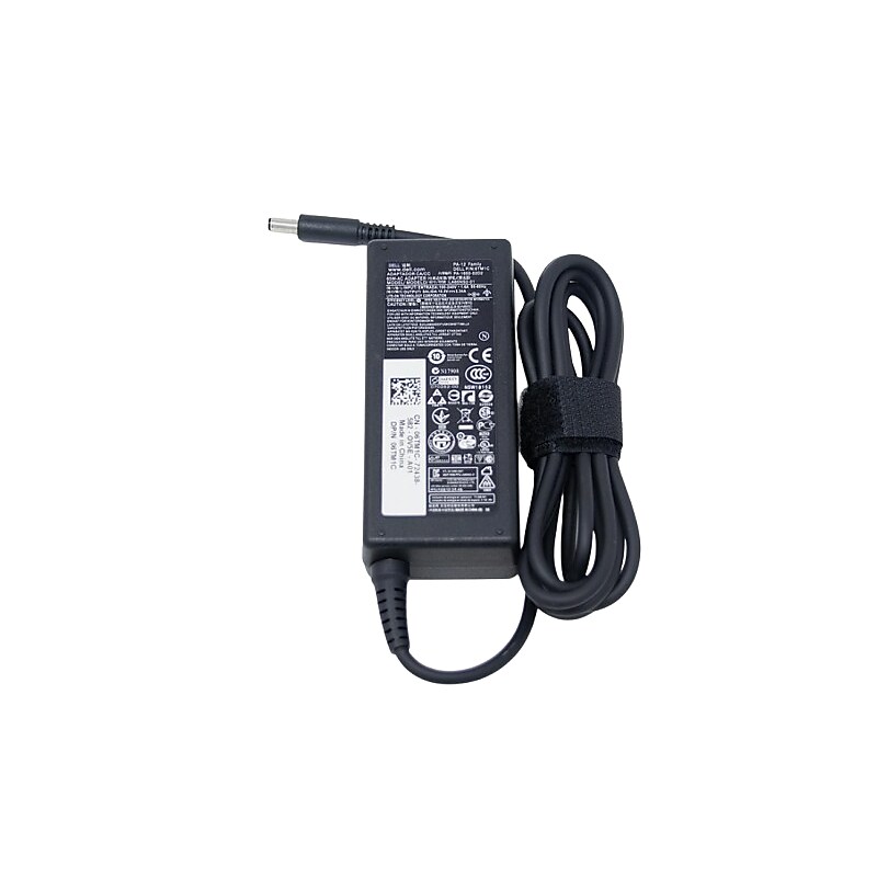 Dell 65W Adapter for Dell Laptop, Black (WC42G) image 1