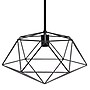 Lalia Home 1 Light 16" Metal Wire Paragon Hanging Ceiling LED Pendant Fixture, Black (LHP-3003-BK)~#|#~89996674-0264-407E-B6C21024F6E24E0E_sc7