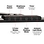Excello Global Products Wellness Series LED Desk Lamp, 17.5", Black (EGP-DL-18-BLK)~#|#~8999A2FD-B695-41D2-92C36CC12E907BBF_sc7